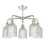 Lustre en forme de cloche à intensité variable en acier à 5 lumières Fiennes-724404977
