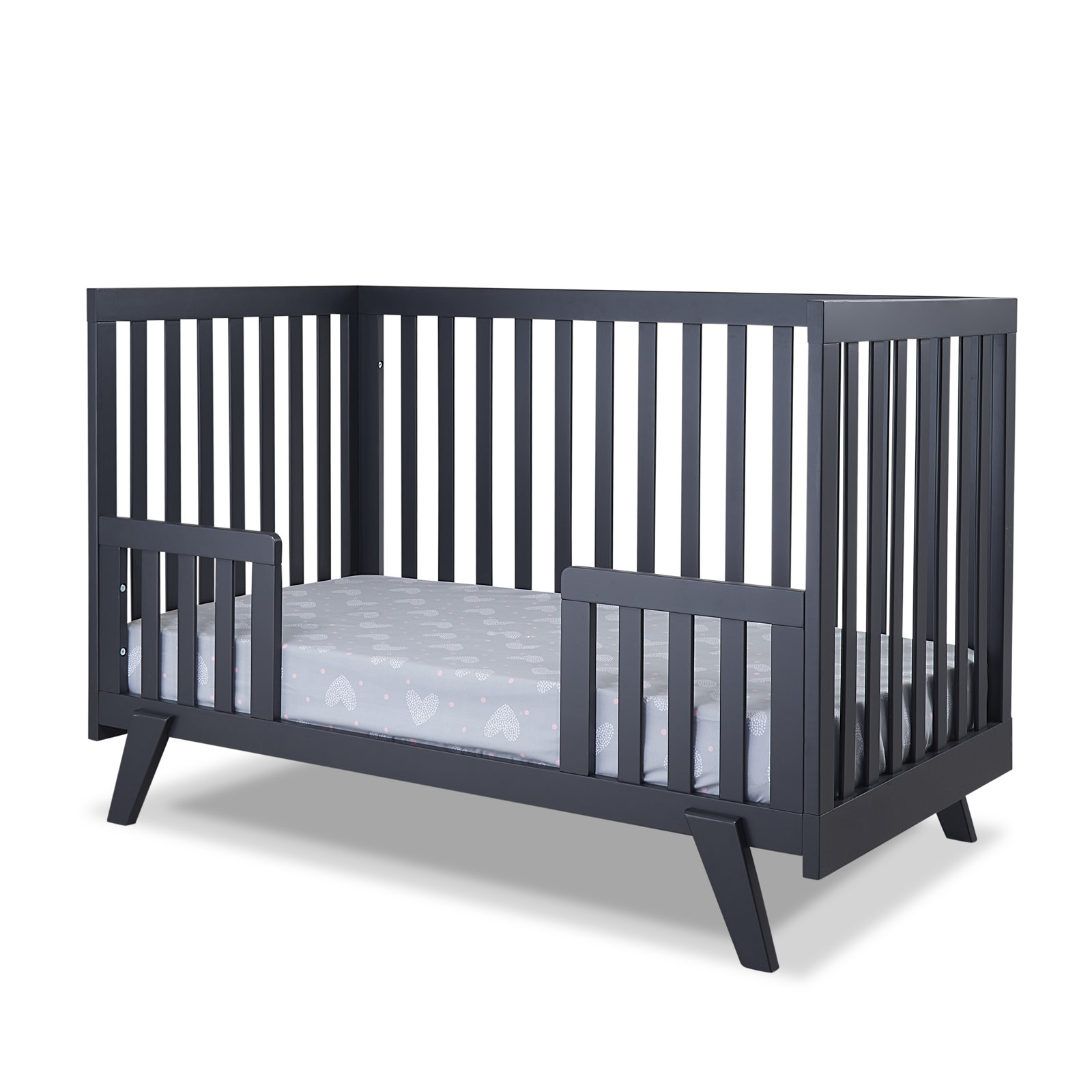 Luce 2-in-1 Convertible Crib, Midnight