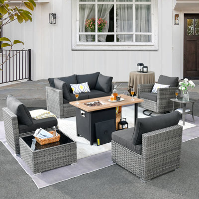 Ensemble de conversation modulaire avec coussins Hop