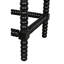 Abacus Upholstered Stool with Solid Wood Frame-48367379
