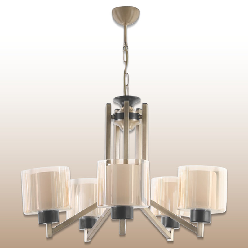 Lustre unique en métal à hauteur réglable