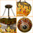 Tiffany Semi Flush Mount Ceiling Light with Stained Glass Shade