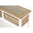 Eversole - Console Table with 2 Baskets - Weathered Wood, Weathered White Finish-810328203