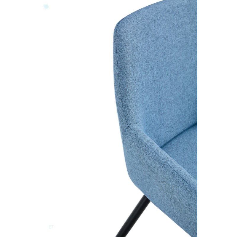 Fauteuils d'appoint Modern Living, Tissu bleu
