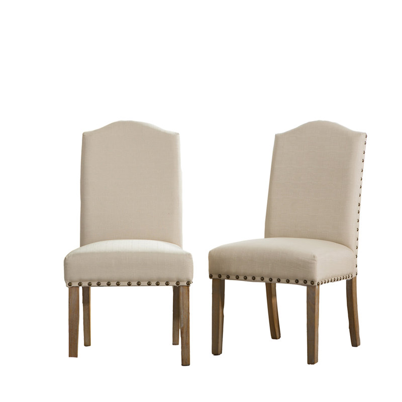 20'' H Upholstered Side Chair, Tan, 2