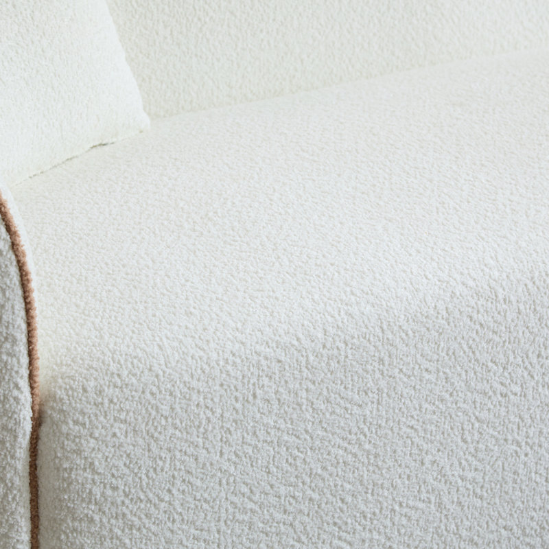 Canapé avec coussin moelleux et 2 coussins