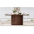 70x36 Extra Deep Dining Table for 6-8 with Fluted Base and Large Storage Cabinet Farmhouse Kitchen Dinner Table for Dining Room Kitchen-51923324