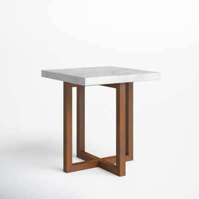 Phang 22" Genuine Marble End Table