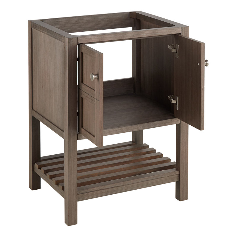 Ensemble de meuble-lavabo simple 24 po avec lavabo encastré ovale Olsen