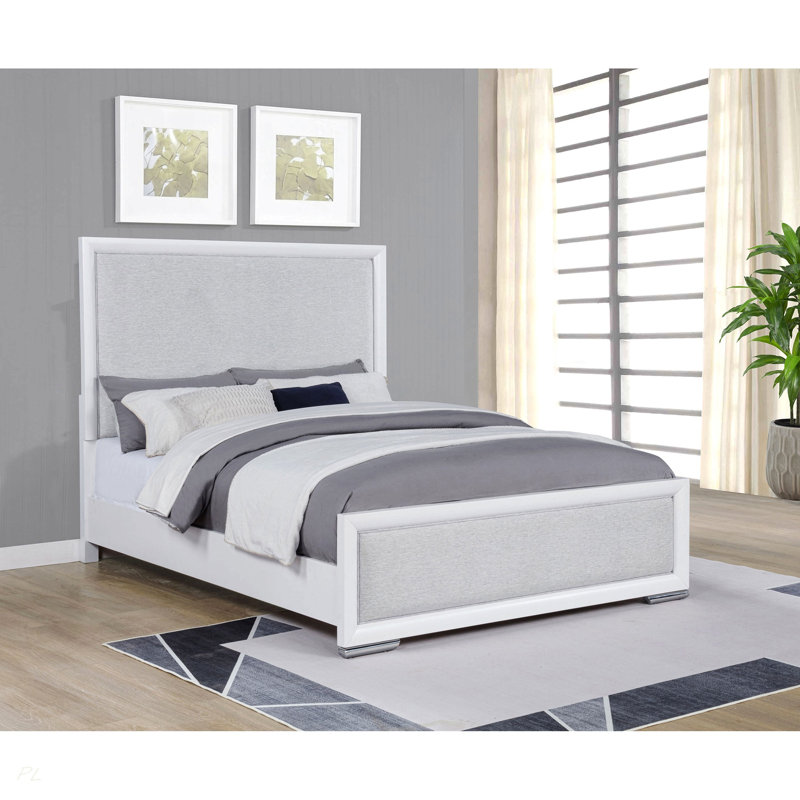Robinson White Panel Bed