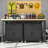 29.5'' W Metal Garage Tool Storage Cabinet on Wheels with 1 Drawer,Black