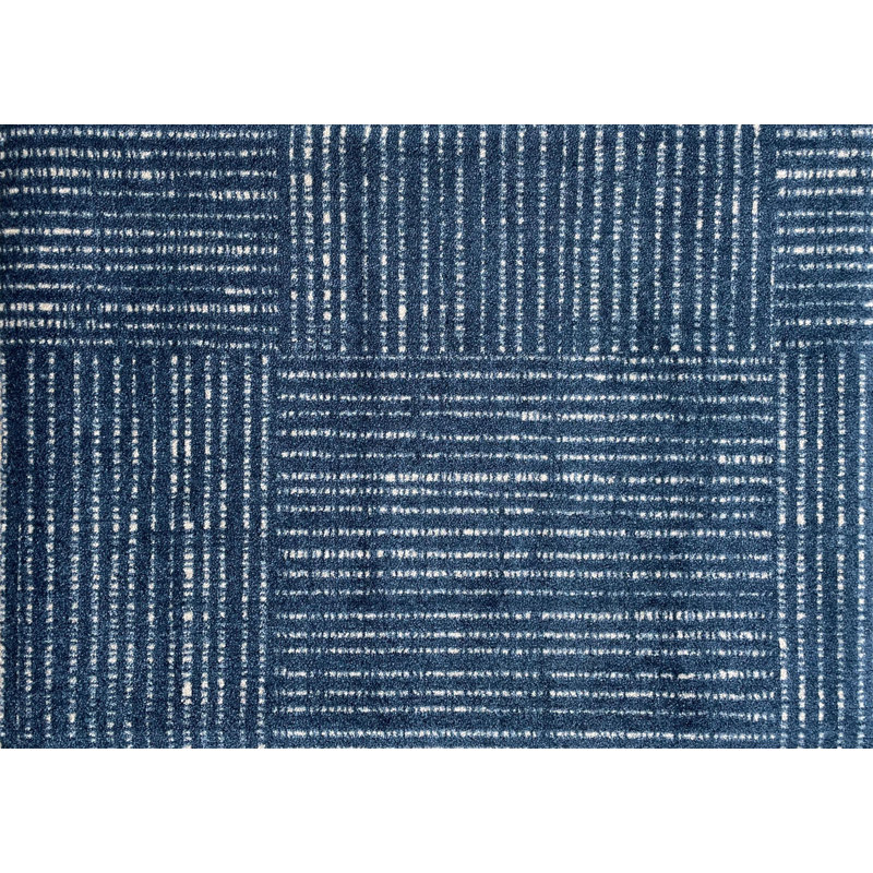 Tapis de sol en toile bleu marine, Bleu, L 20 po x L 28 po