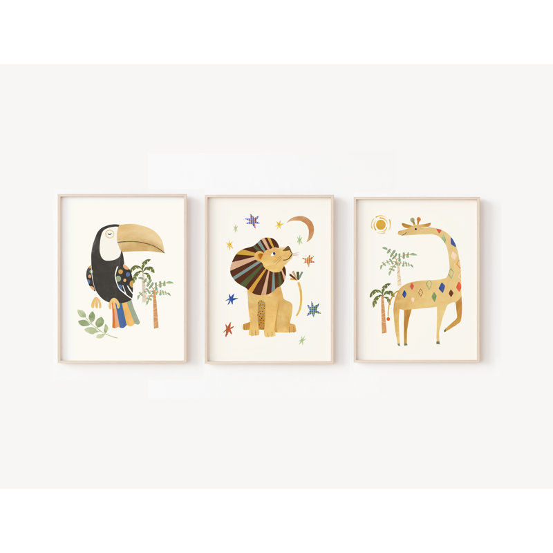 Safari, reproduction d'art sans cadre