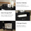 Armoire de rangement mobile à roulettes, organisateur sous le bureau avec tiroir, armoire et tablette-1048659555