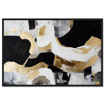 Art mural abstrait sur toile entrelacé CC par Art Remedy
