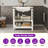 Chimira 30" Farmhouse Single Bathroom Vanity with Storage , White-916240805-908196935