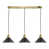 Natural Brass/Antique Pewter