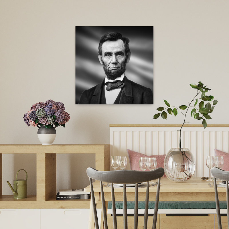 «Gettysburg Adresse At Lincoln Memorial Washington Dc Usa», art contemporain, H 18 po x l 18 po