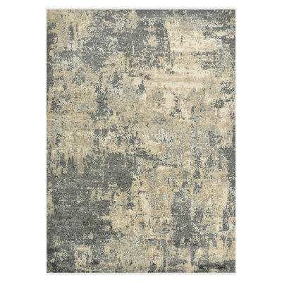Mystique Abstract Area Rug in Gray