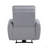 Jeromie Gray Synthetic Leather Power Motion Recliner W/USB Port