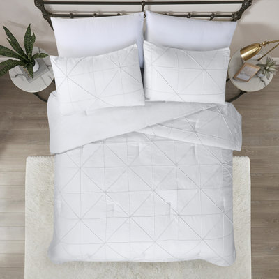 Ensemble d'édredon en microfibre Hartford Pintuck