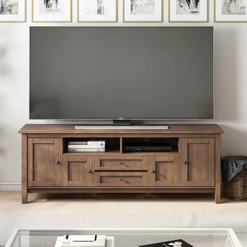 Meuble télé 72 "pour la maison, Marron clair