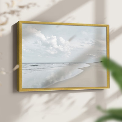 Seaglass Shoreline -Framed Print - Restickable