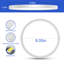 Plafonnier encastré en acrylique Deontee-935694055-935694050