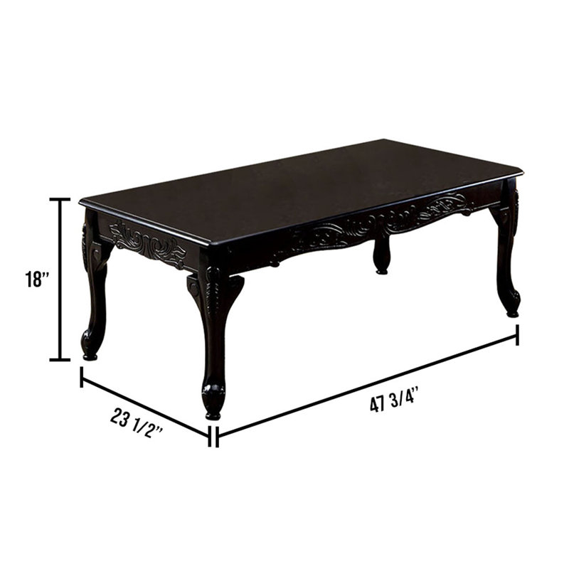 Ensemble de tables basses 3 pièces cheshire Minnich, Cerisier foncé