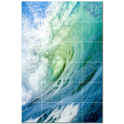 8'' x 8'' Satin Ceramic Decorative Mural