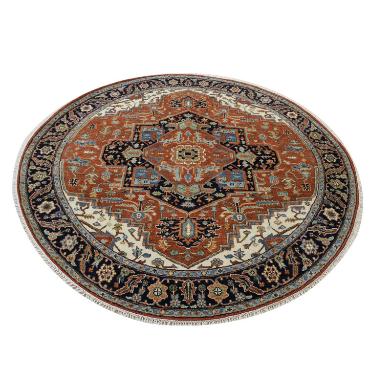 Tapis unique rouille 5,11 x 5,11 Roulston