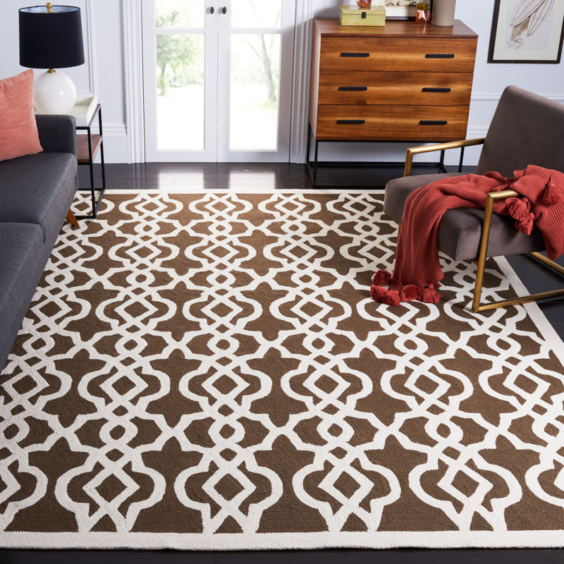 Daphne Hand Tufted Performance Geometric Rug, Rectangle 9' x 12'