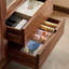 Armoire de rangement latérale de style nordique minimaliste