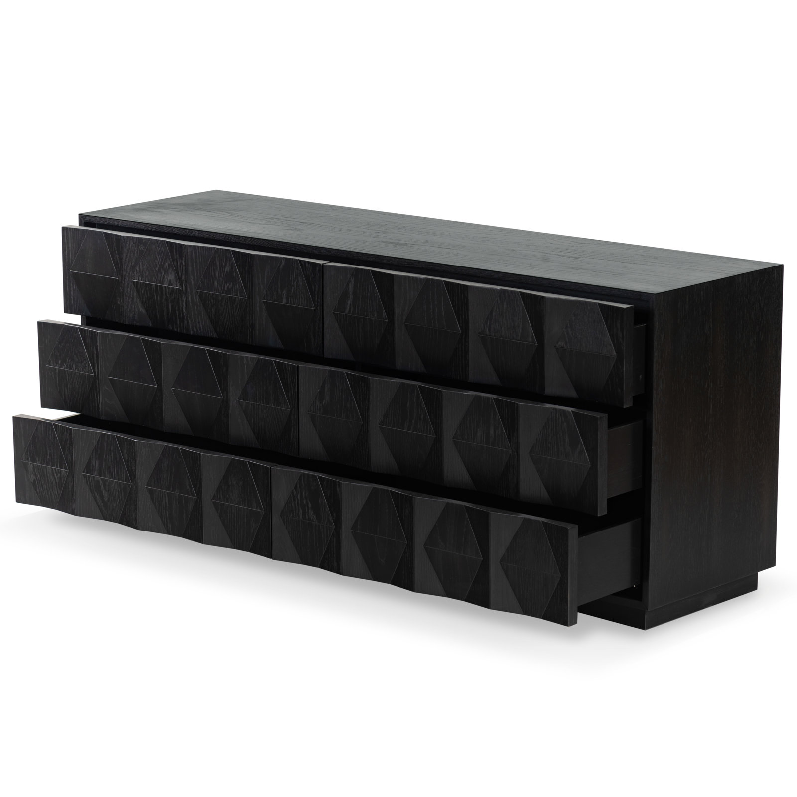 Baylor 63" Double Dresser, Black