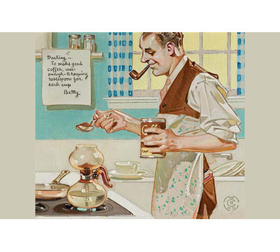 Recette de café-imprimé