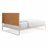 Me Time Leather Metal Platform Bed-94578384