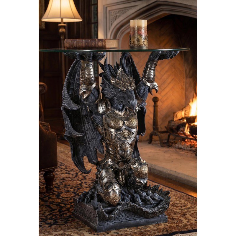 Table de bout Warrior Dragon Figurine