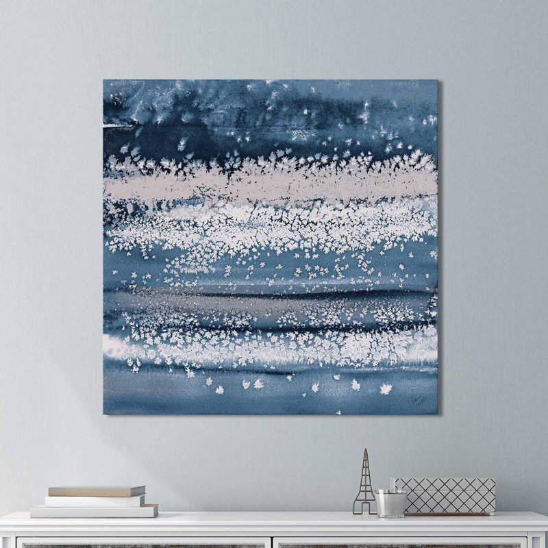 «Blue Winds», reproduction d'art sur toile encadrée, H 18 po x l 18 po x P 1 po, Toile tendue
