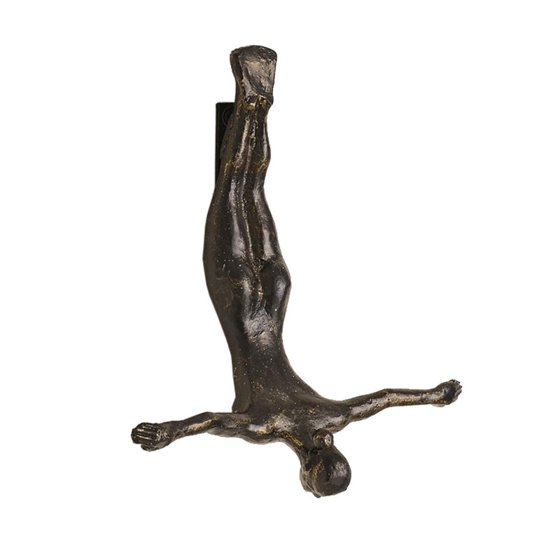 Plongeur mural - femelle, Bronze