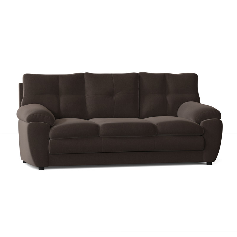 Kenn Upholstered 84'' Sofa, Zander Chocolate