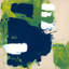 Green And Blue Blocks I Painting by Wendy Kleine-73654972-73654973