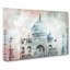 Colourful Taj Mahal In Agra India In Abstract - Wrapped Canvas Painting-55317297