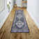 Sarok Boho Medallion Machine-Washable Navy/Light Gray Rug