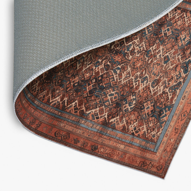 Tapis d'intérieur et d'extérieur brun Persian, Rectangulaire 2 pi x 3 pi