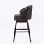 Ensemble de 2 tabourets pivotants Ogden, coussins confortables et structure en bois d'hévéa durable pour la cuisine et le bar à domicile-1455824386