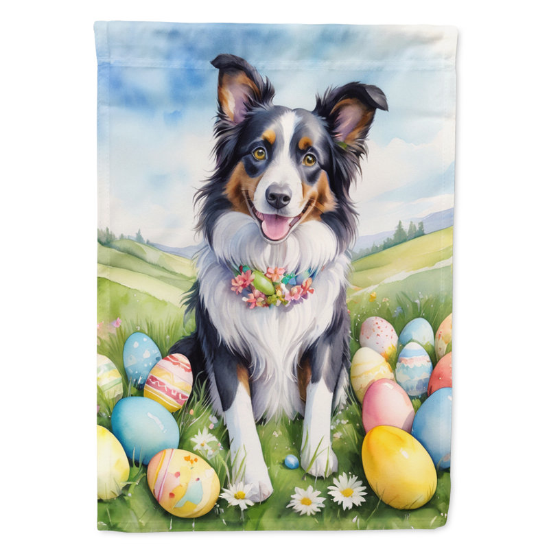 Easter Egg Hunt Double Sided 40'' H x 28'' W Polyester Easter House Flag