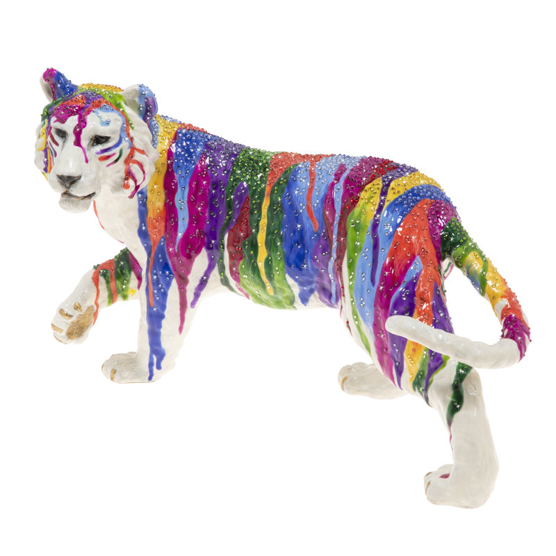 RAINBOW COLLECTION Hand Painted Animals Decorative Object