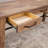 Essa Solid Wood Solid Wood Writing Desk with Built-In Electrical Outlet