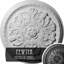 Médaillon de plafond H 17,125 po x l 17,125 po Washington-27781055