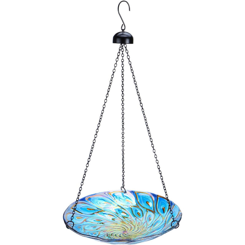 Glass Birdbath